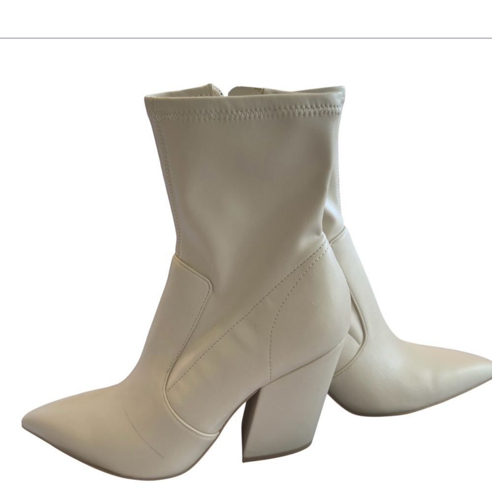 Dolce Vita Nello Womens Faux Leather Pointed Toe Ankle Boots Size 10